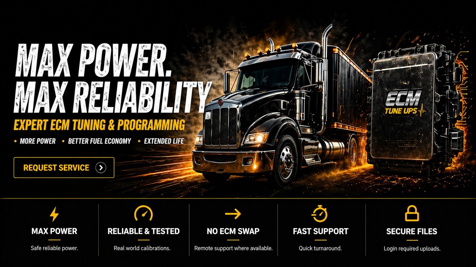 ECM Tune UPS Max Power Max Reliability